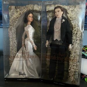 Barbie Twilight Breaking Dawn Bella and Edward Dolls WEDDING! Circa 2011